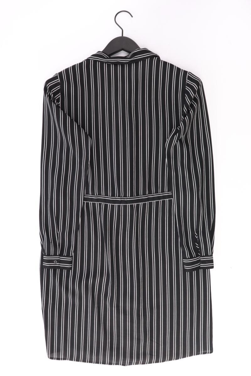 Jacqueline de Yong Blusenkleid Gr. 34 gestreift Langarm schwarz aus Polyester
