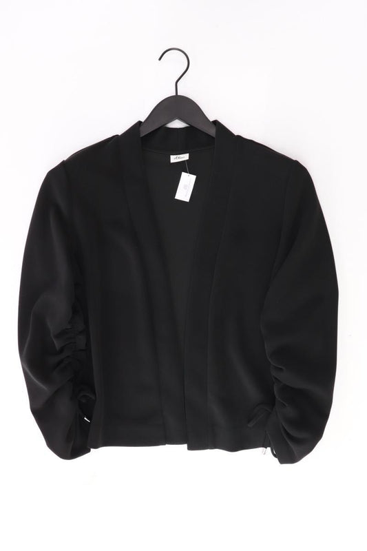 s.Oliver Regular Cardigan Gr. 38 3/4 Ärmel schwarz aus Modal