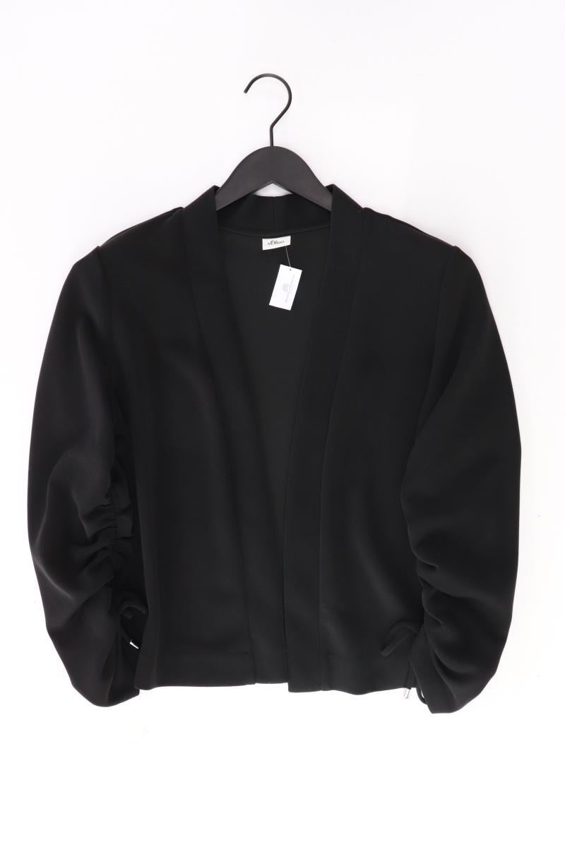 s.Oliver Regular Cardigan Gr. 38 3/4 Ärmel schwarz aus Modal