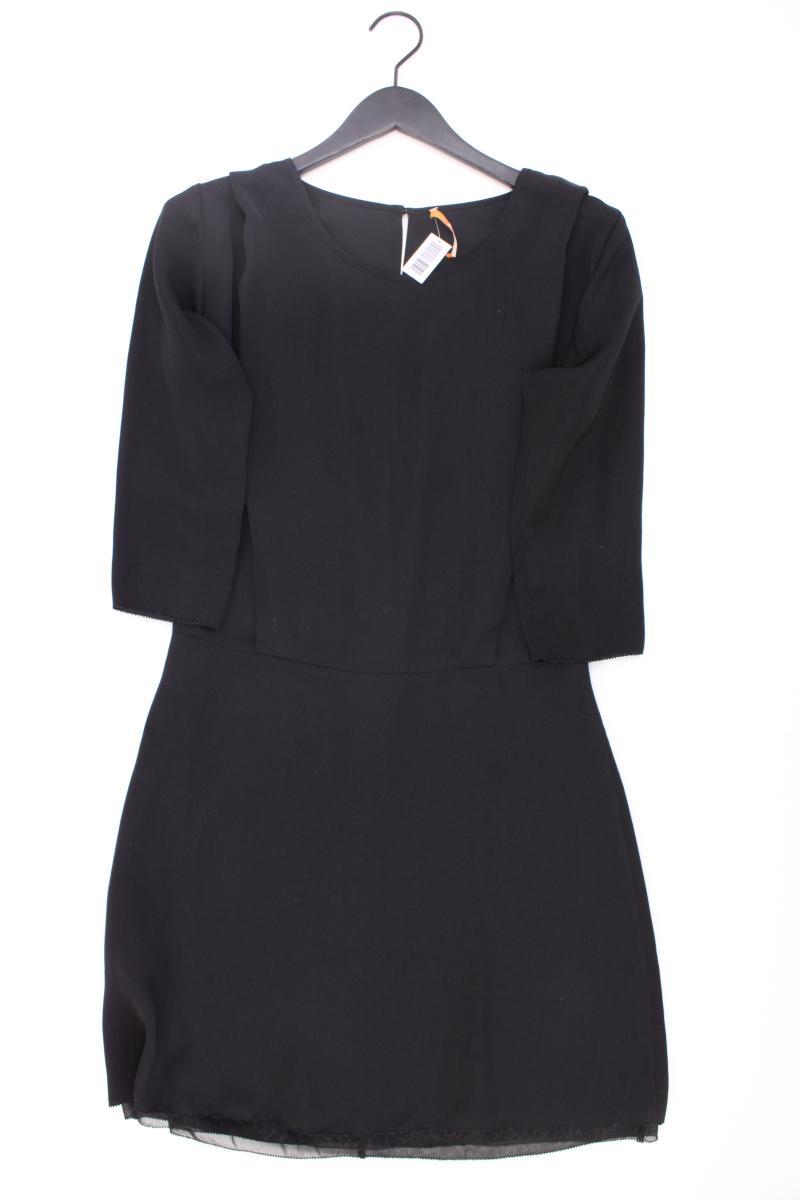 BOSS Orange Abendkleid Gr. 38 3/4 Ärmel schwarz aus Polyester