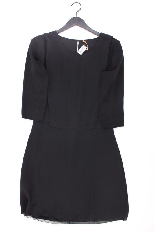 BOSS Orange Abendkleid Gr. 38 3/4 Ärmel schwarz aus Polyester