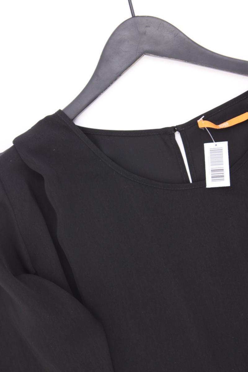 BOSS Orange Abendkleid Gr. 38 3/4 Ärmel schwarz aus Polyester