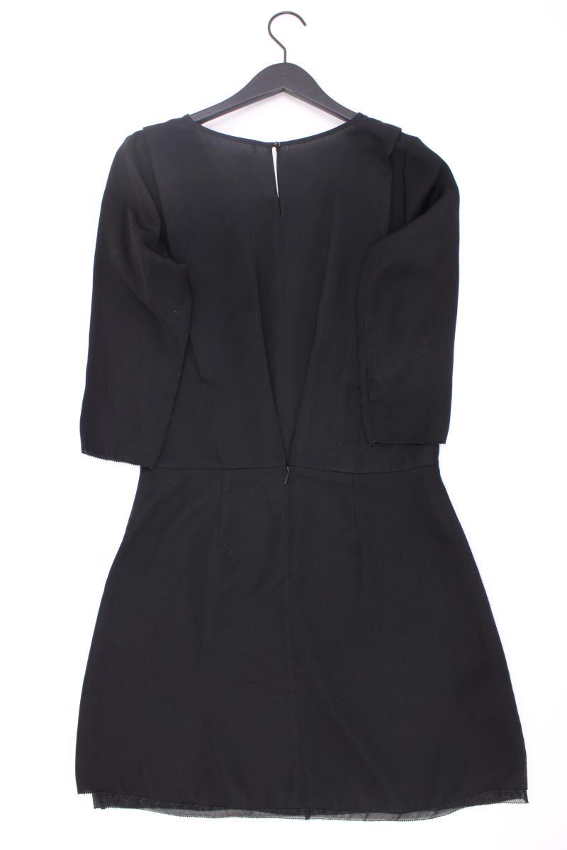 BOSS Orange Abendkleid Gr. 38 3/4 Ärmel schwarz aus Polyester
