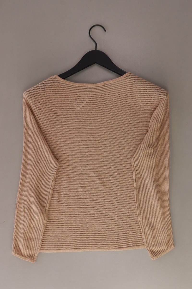 Hallhuber Feinstrickpullover Gr. S braun aus Viskose