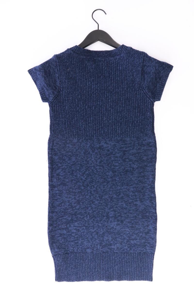 Only Strickkleid Gr. S Kurzarm blau aus Polyacryl