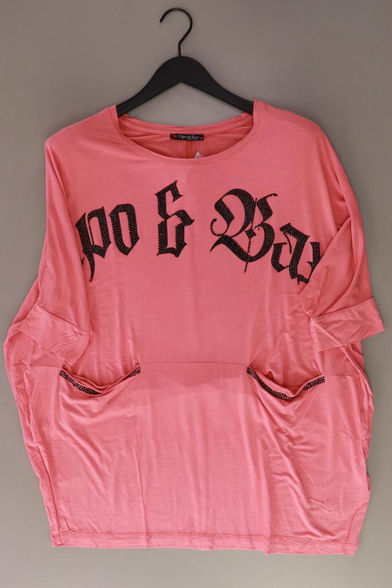 CIPO & BAXX T-Shirt Gr. M Kurzarm rosa aus Baumwolle
