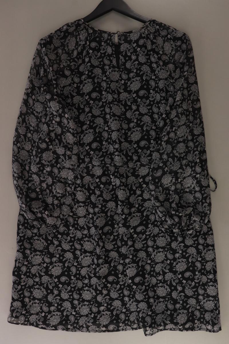 Mango Langarmkleid Gr. M mit Paisleymuster grau aus Polyester