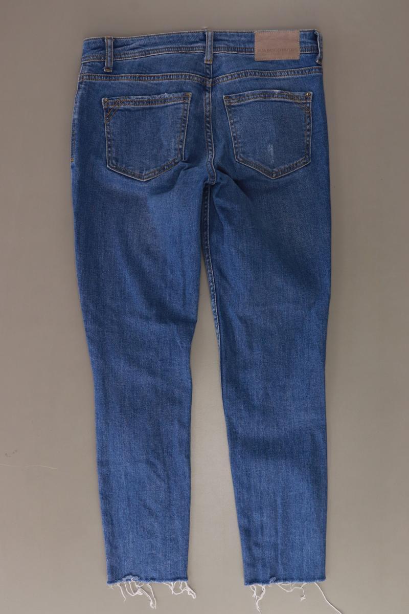 Zara Skinny Jeans Gr. 38 blau aus Baumwolle