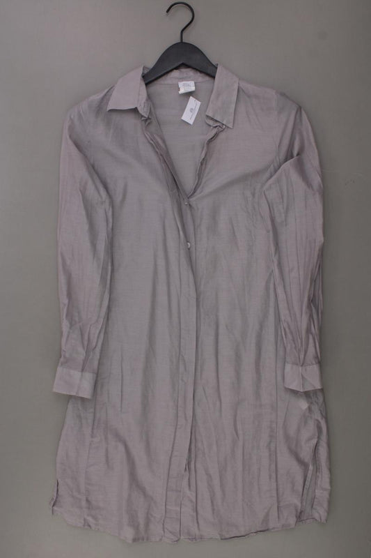 Alba Moda Langarmbluse Gr. 38 grau aus Baumwolle