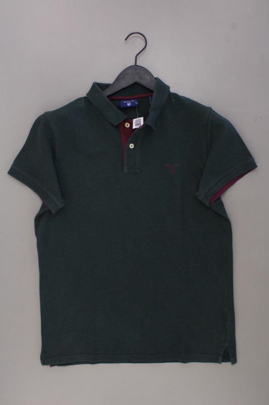 Gant Poloshirt für Herren Gr. M Kurzarm grün aus Baumwolle