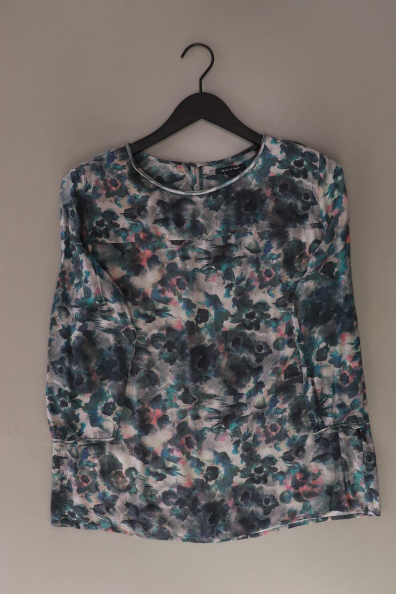 Marc O'Polo Regular Bluse Gr. 40 3/4 Ärmel mehrfarbig aus Viskose