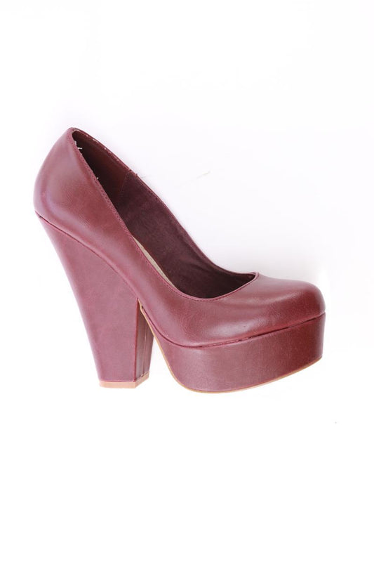 Steve Madden Pumps Gr. 37,5 rot aus Leder