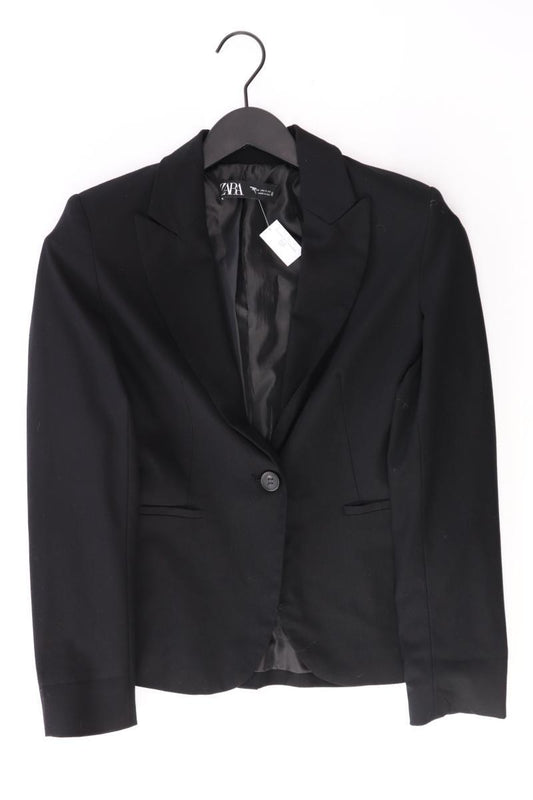 Zara Regular Blazer Gr. 34 schwarz aus Polyester