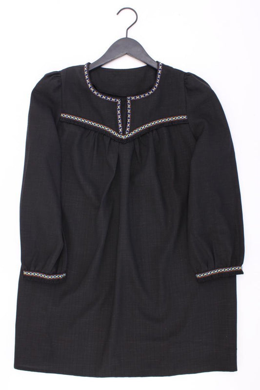 Langarmkleid Gr. 42 schwarz