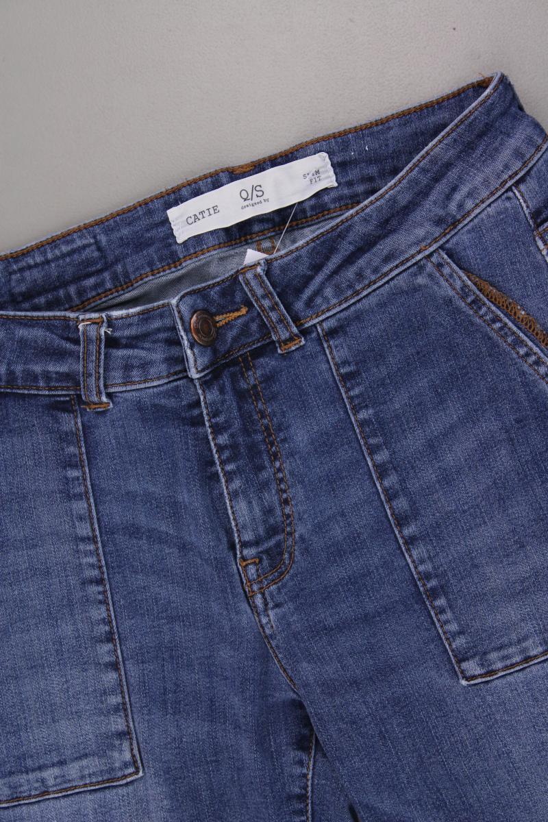 QS by s.Oliver Skinny Jeans Gr. 34 blau aus Baumwolle