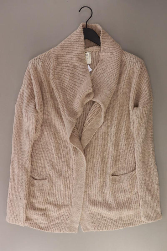 Abercrombie & Fitch Strickjacke Gr. XS Langarm creme aus Nylon