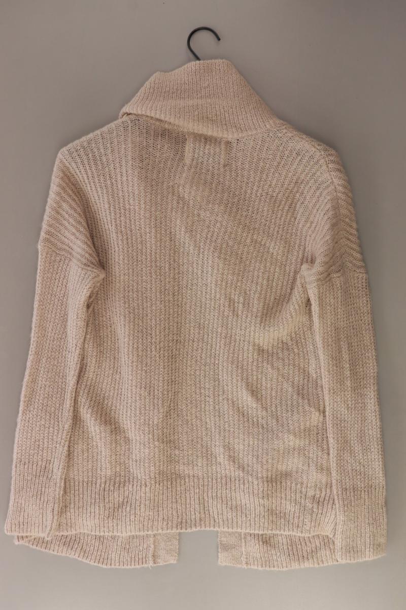 Abercrombie & Fitch Strickjacke Gr. XS Langarm creme aus Nylon