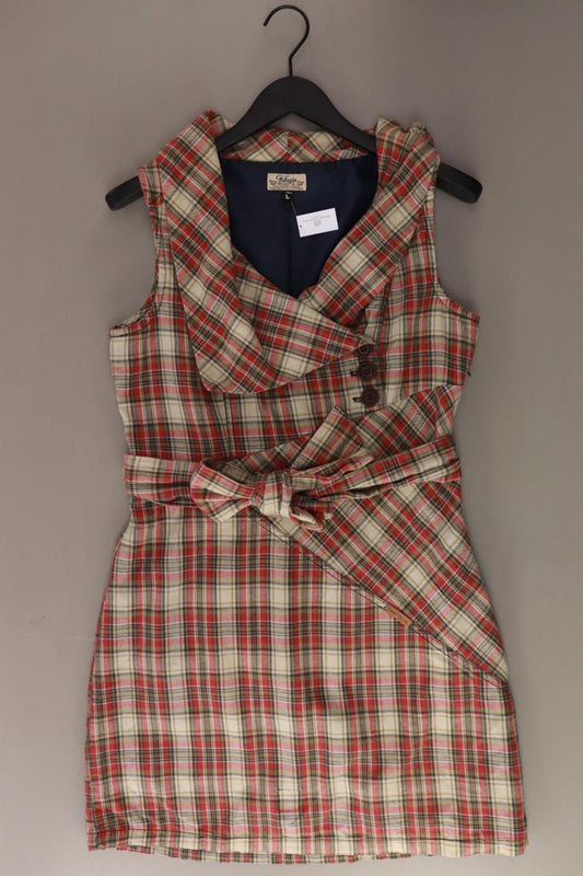 Khujo Midikleid Gr. L kariert Ärmellos rot