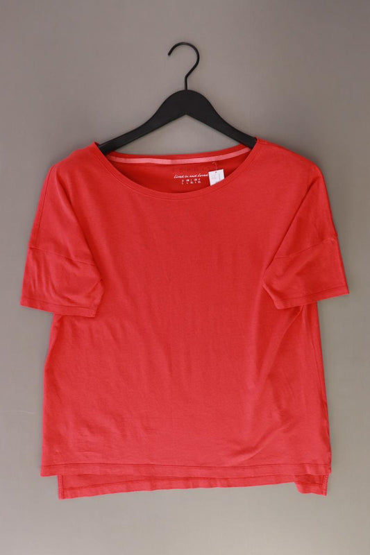 Esprit T-Shirt Gr. L Kurzarm rot aus Baumwolle