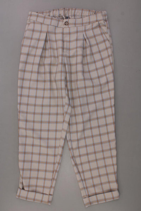 DESIRES Stoffhose Gr. M kariert braun aus Polyester