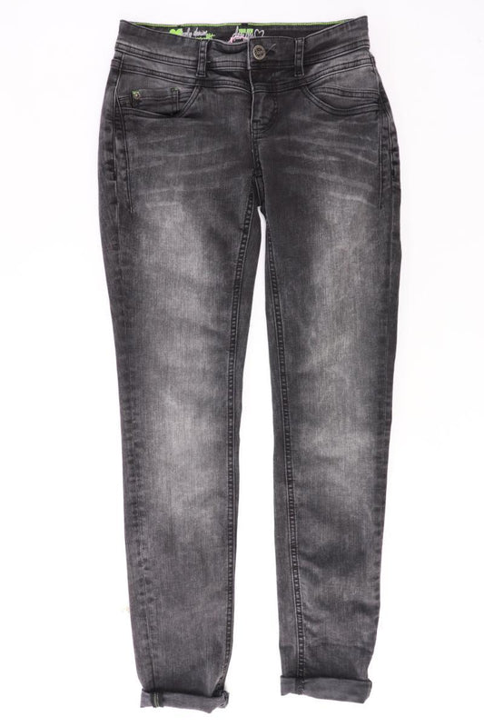 Street One Straight Jeans Gr. W25/L32 grau aus Baumwolle