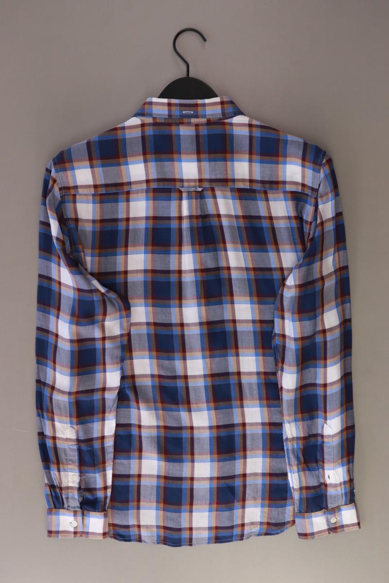 Gant Karobluse Gr. 44 kariert Langarm blau