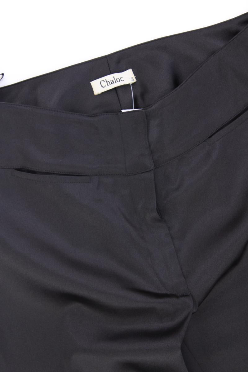 Chaloc Stoffhose Gr. 40 Vintage schwarz aus Polyester
