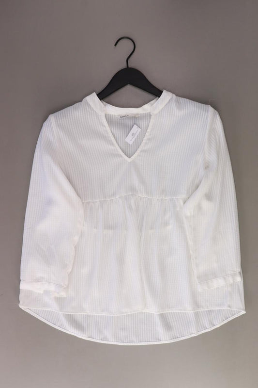Only Langarmbluse Gr. 38 weiß aus Polyester