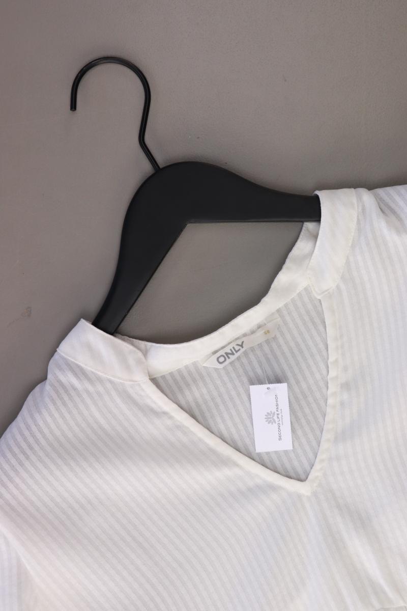 Only Langarmbluse Gr. 38 weiß aus Polyester