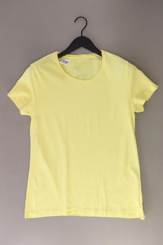 s.Oliver T-Shirt Gr. 46 Kurzarm gelb aus Baumwolle