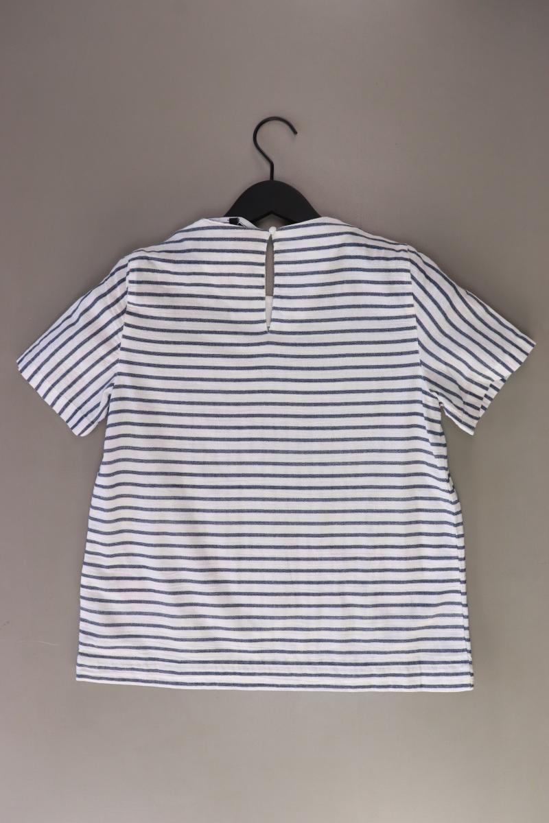 Vero Moda Kurzarmbluse Gr. S gestreift weiß aus Baumwolle