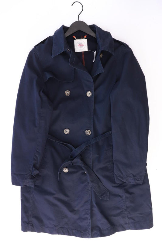 s.Oliver Trenchcoat Gr. 44 blau aus Baumwolle
