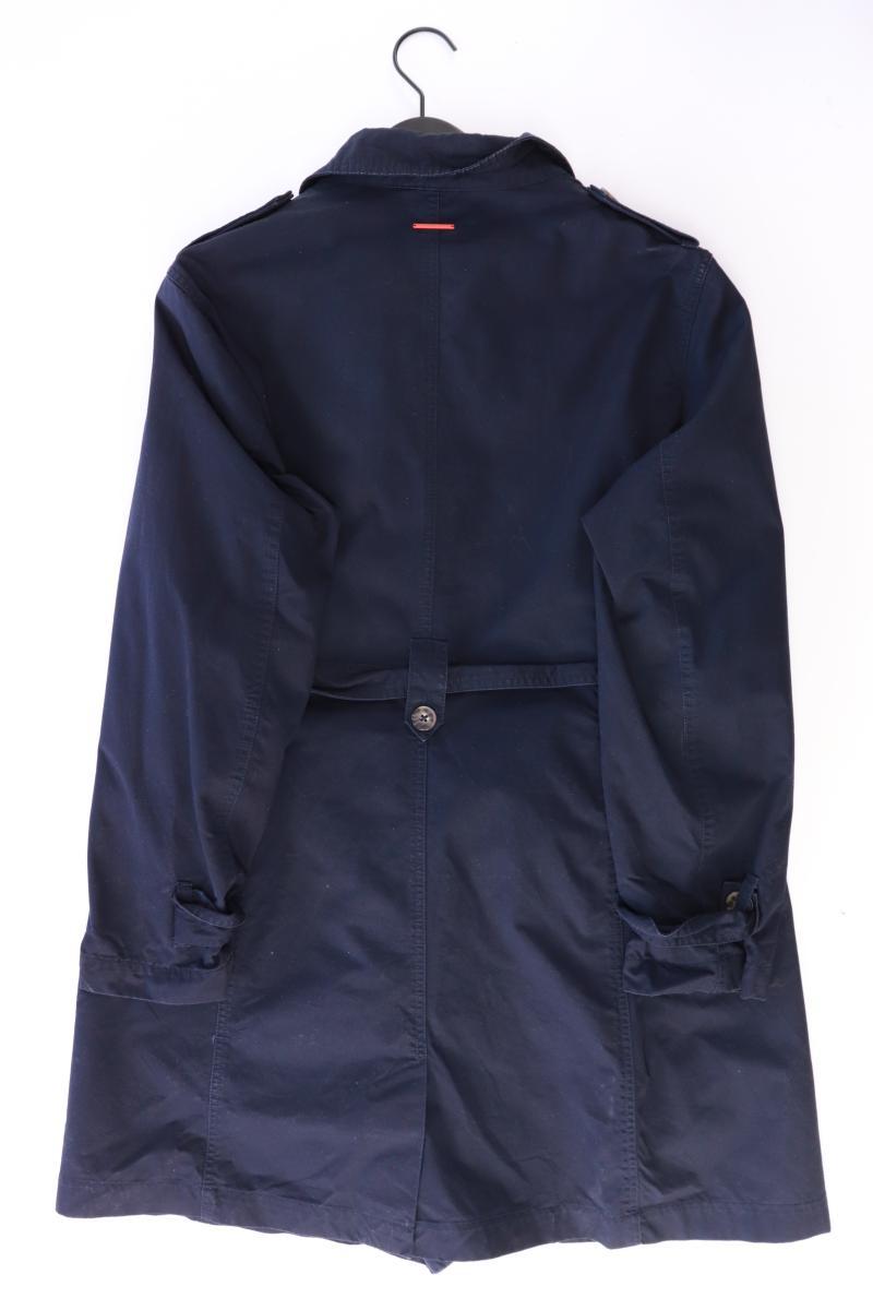 s.Oliver Trenchcoat Gr. 44 blau aus Baumwolle