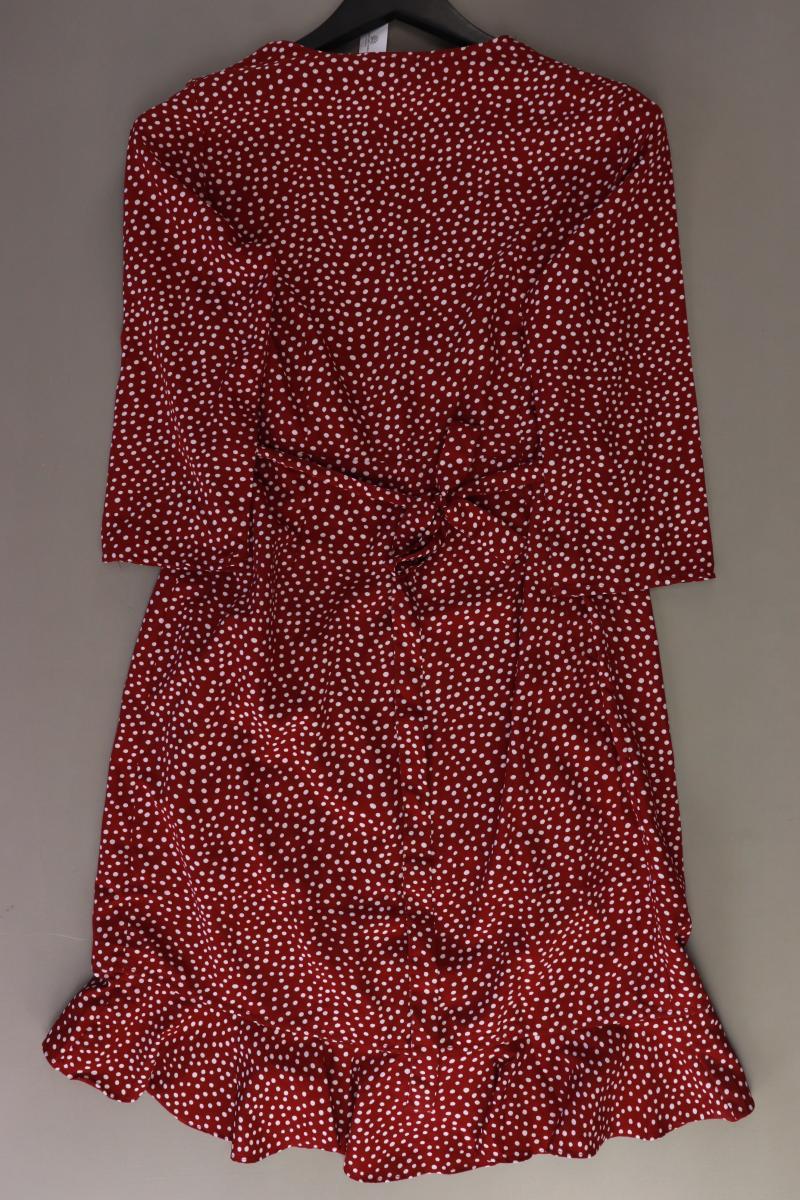 Vero Moda Wickelkleid  Gr. S gepunktet 3/4 Ärmel rot aus Polyester