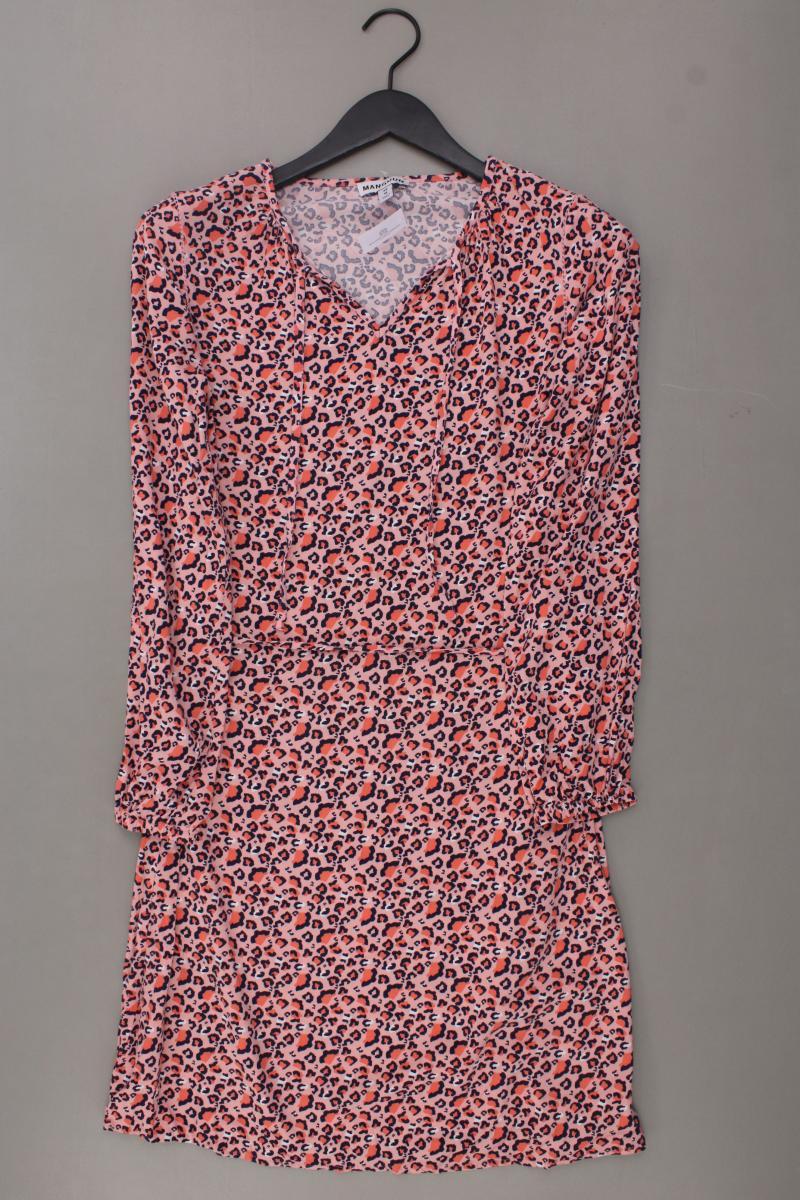 Manguun Langarmkleid Gr. 38 mit Tierdruck rosa aus Viskose