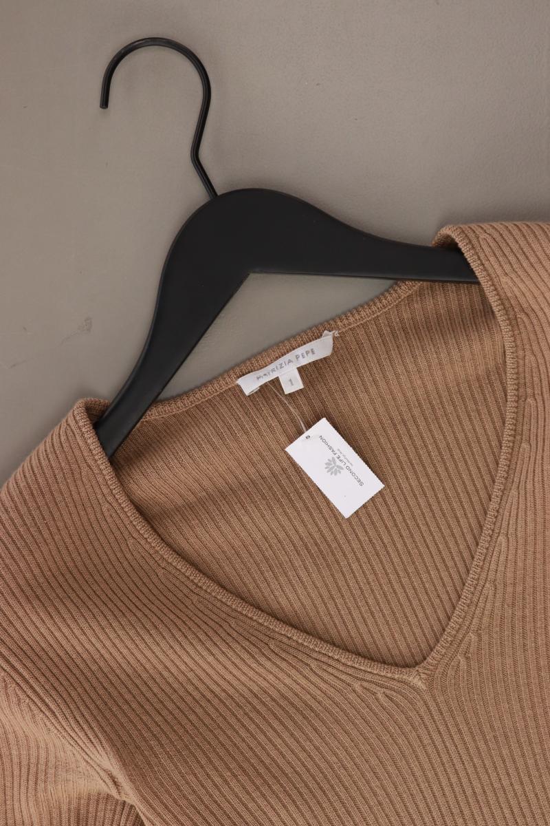 Patrizia Pepe Wollpullover Gr. S braun
