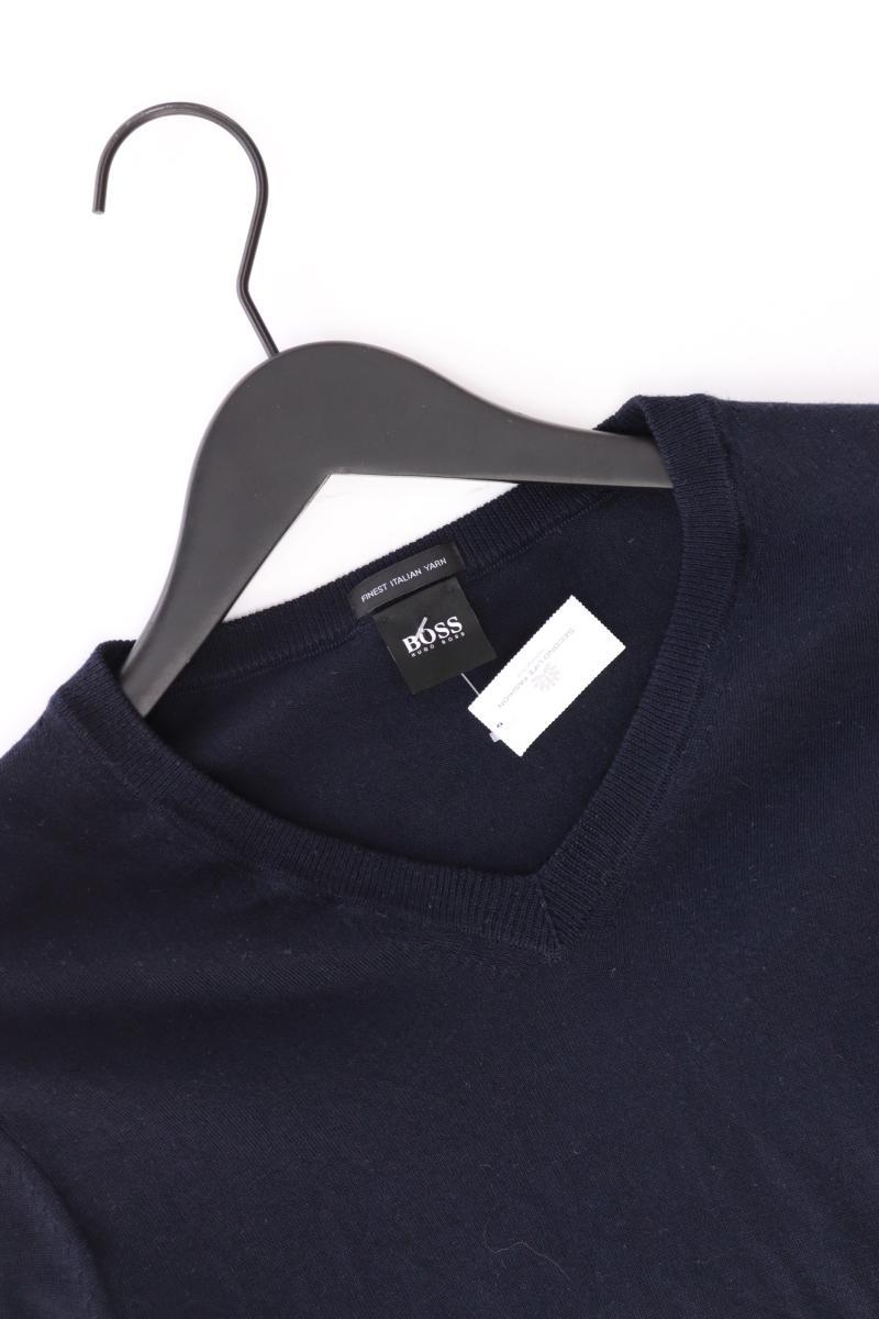 BOSS by Hugo Boss Wollpullover für Herren Gr. L blau