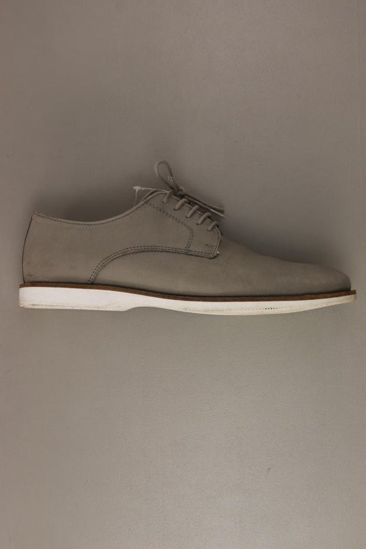 Schuhe für Herren Gr. 42 grau aus Leder