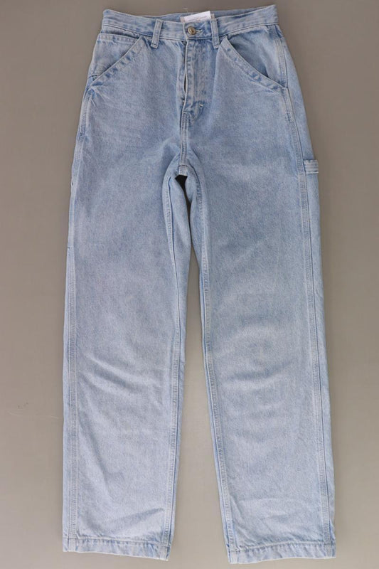 Topshop Wide Leg Jeans Gr. W25/L30 blau aus Baumwolle