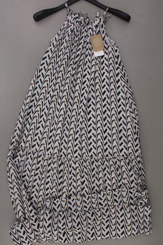By Bar Amsterdam Vera Coconut Dress Maxikleid Gr. S geometrisches Muster Träger