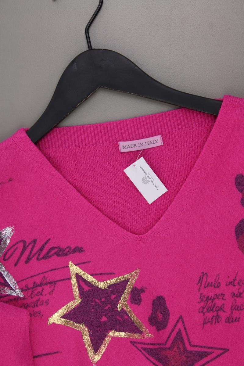 Made in Italy Pullover Gr. M neuwertig pink aus Viskose