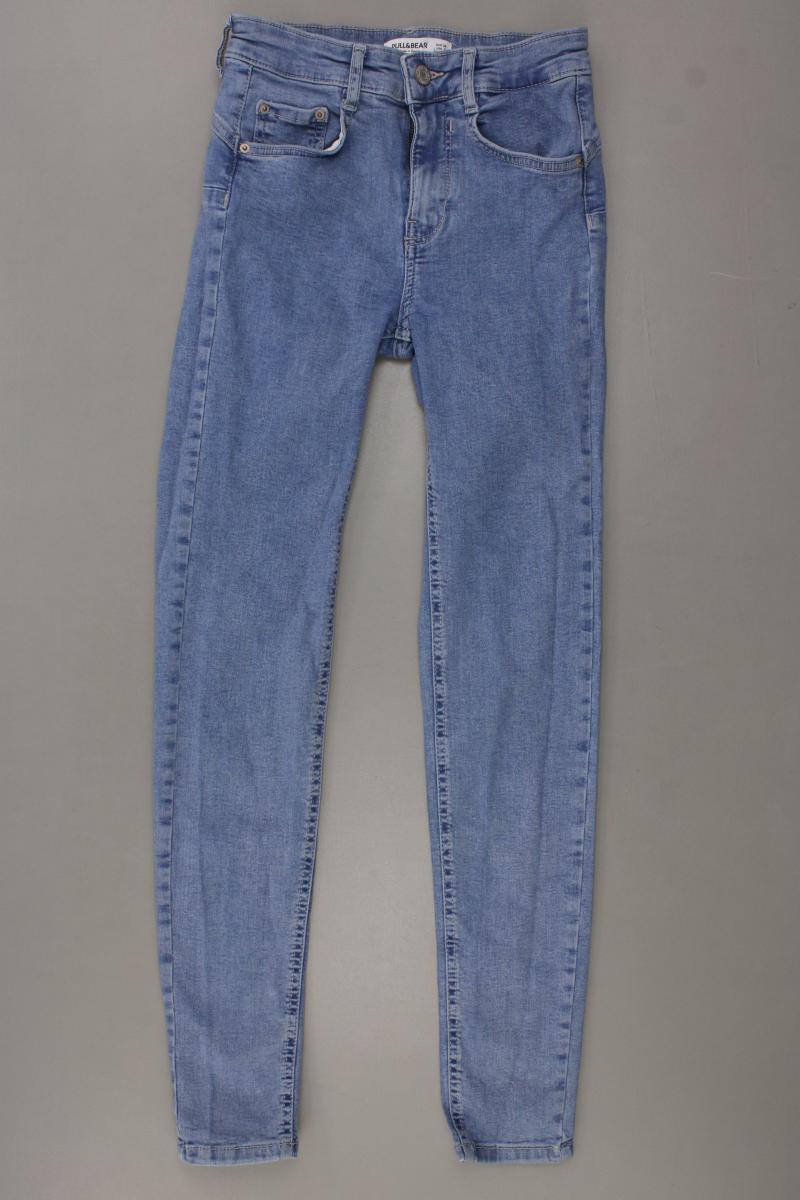 Pull&Bear Skinny Jeans Gr. 34 blau