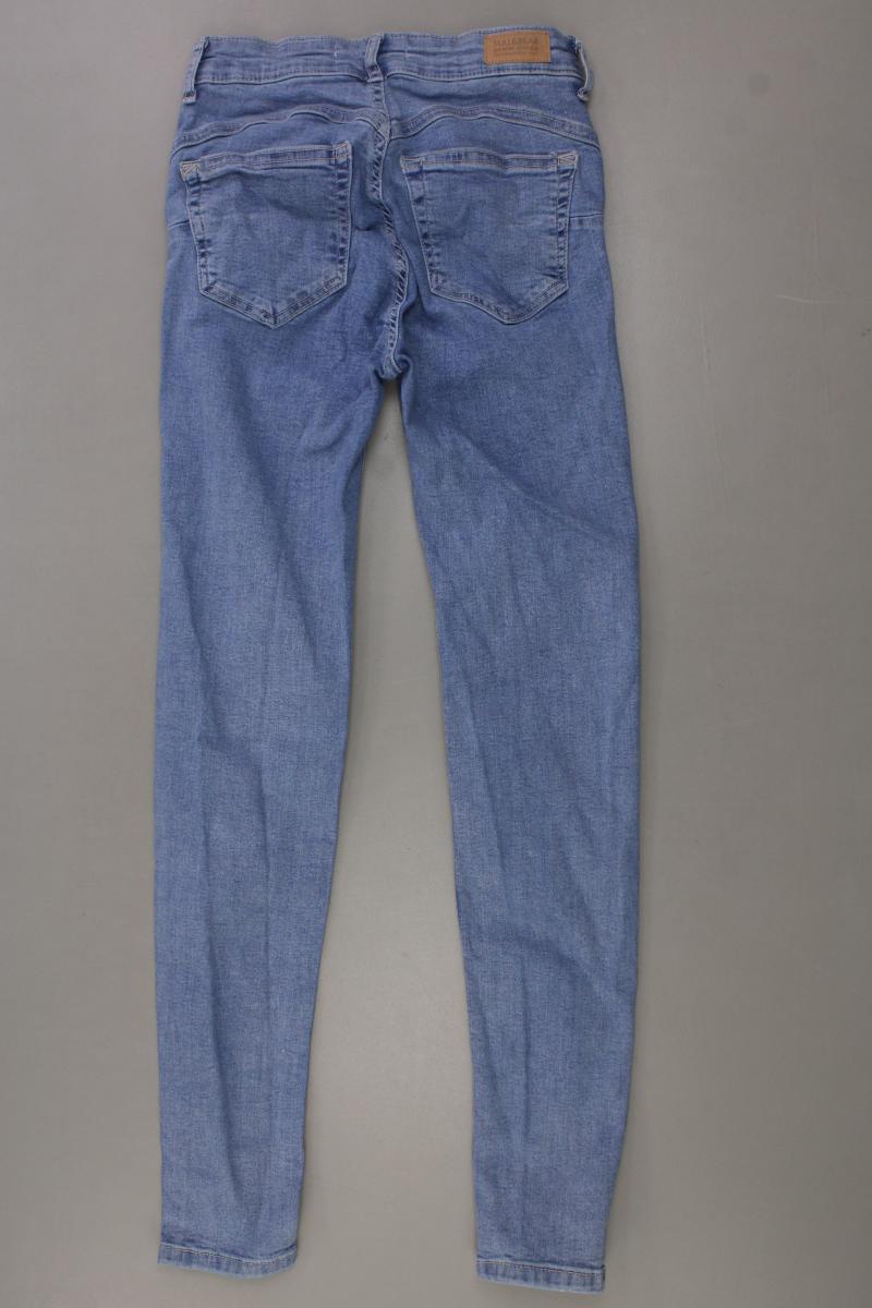 Pull&Bear Skinny Jeans Gr. 34 blau