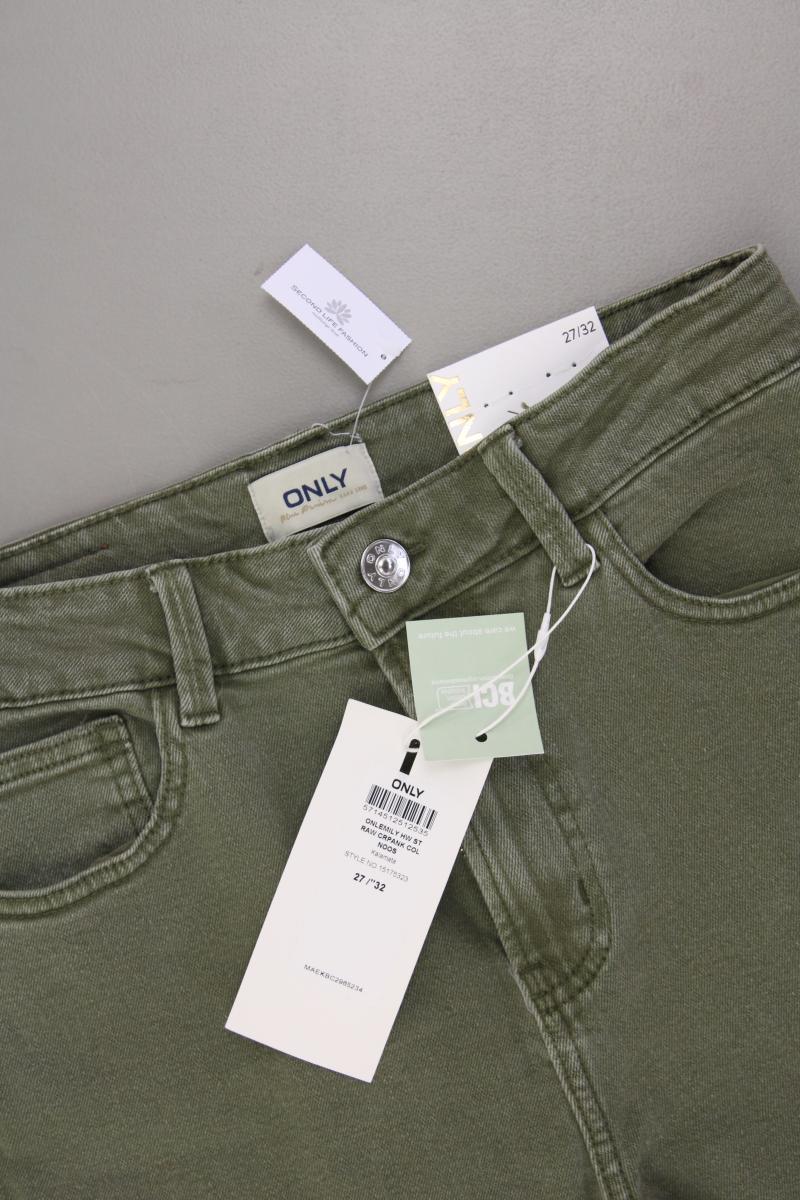 Only 7/8 Jeans Gr. W27/L32 neu mit Etikett olivgrün aus Baumwolle