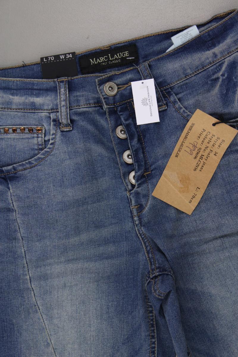 Marc Lauge Jeans Gr. 34/L70 neu mit Etikett blau aus Baumwolle