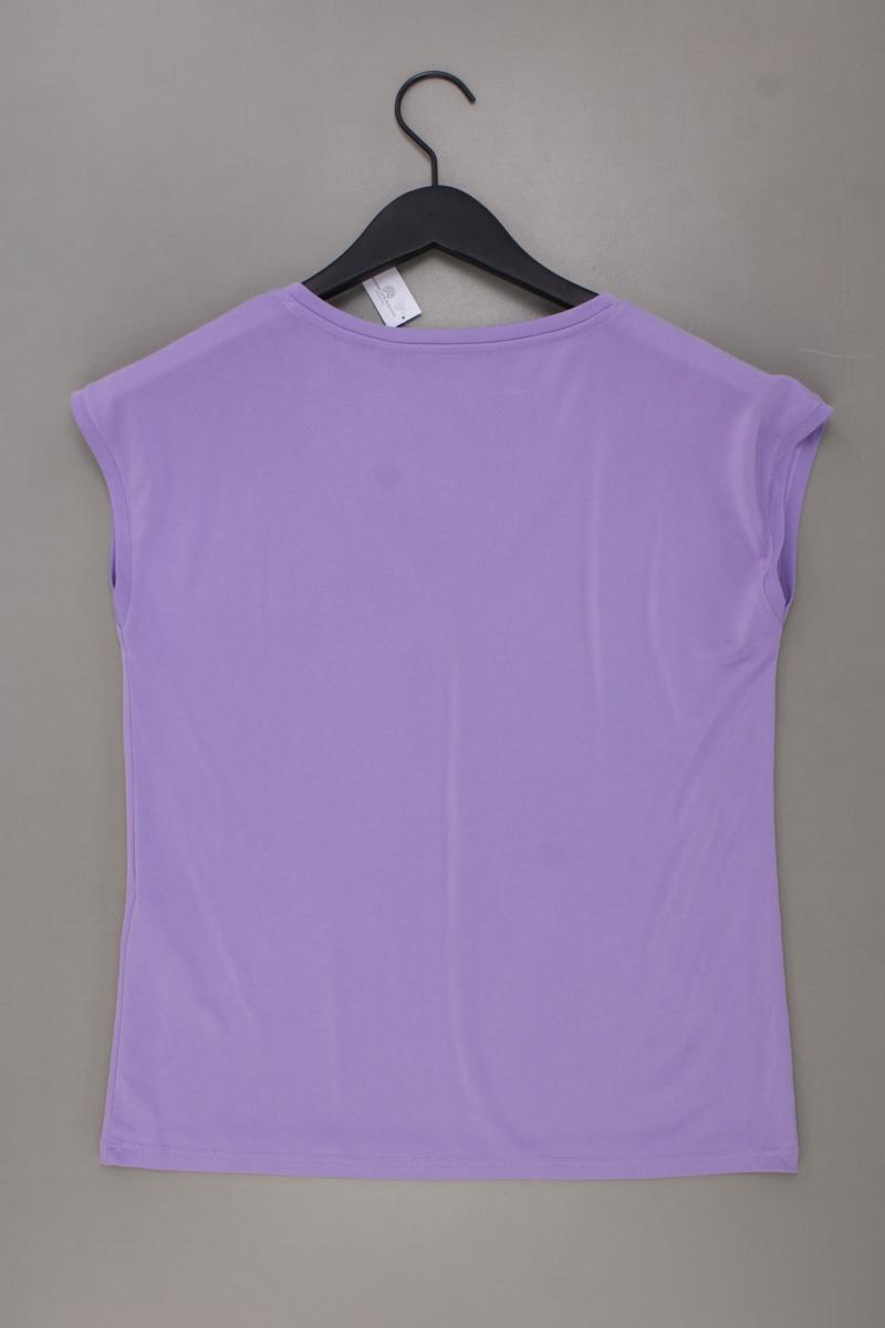 Vero Moda Shirt mit V-Ausschnitt Gr. XS neuwertig Kurzarm lila aus Modal