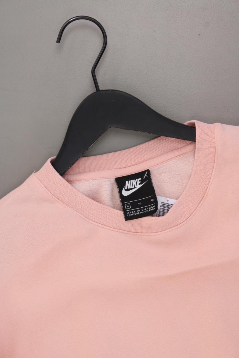 Nike Langarmpullover für Herren Gr. XL rosa aus Baumwolle