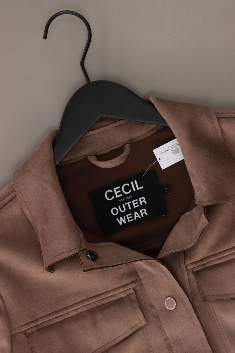 Cecil Regular Jacke Gr. S braun aus Polyester