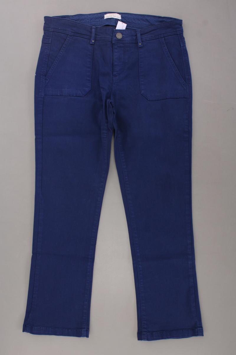 Esprit Hose Gr. 38/L28 blau aus Baumwolle