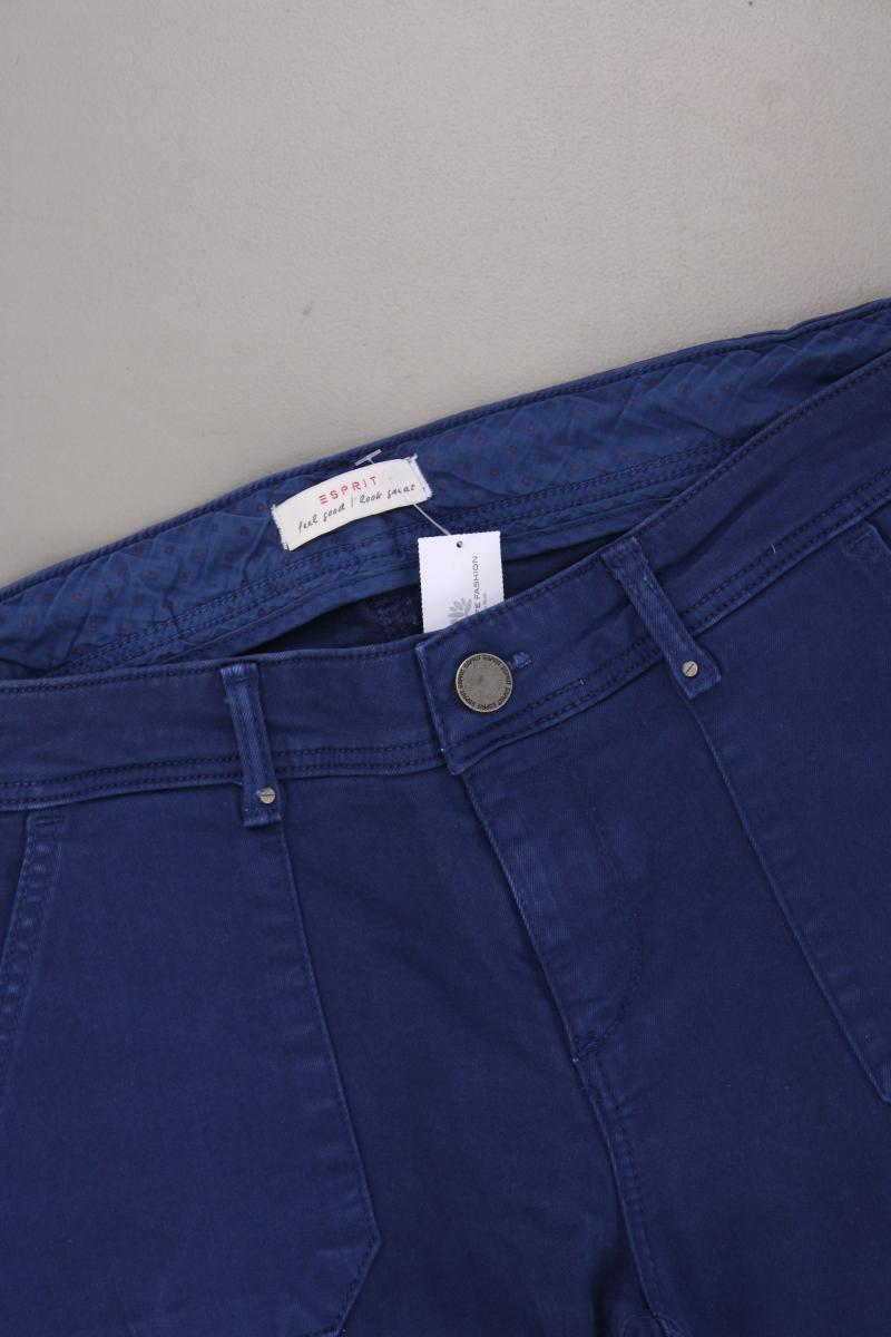 Esprit Hose Gr. 38/L28 blau aus Baumwolle